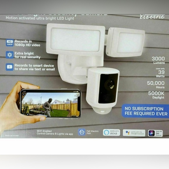 Feit Electric LED 1080P HD Smart Flood Security Light - Picture 7 of 9